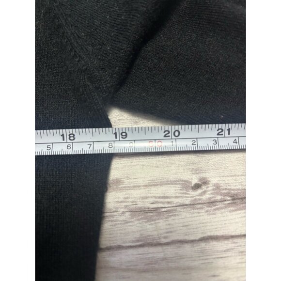 modcloth x collectif Black Cardigan Sweater Soft Heart Buttons Cropped XL - Picture 5 of 8